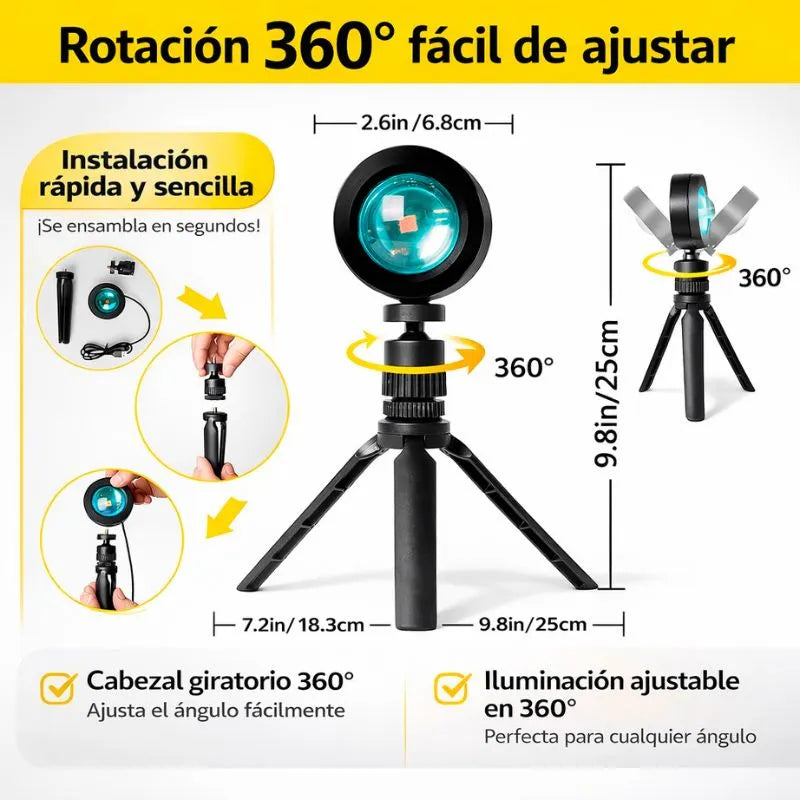 Lampara Puesta de Sol