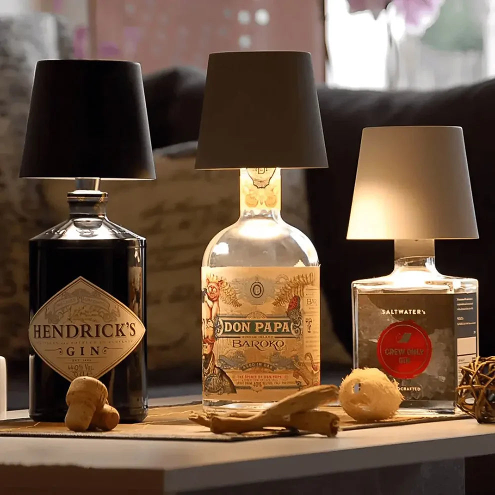Lámpara de Botella Inalámbrica Luz Vintage Decorativa 💡🍾