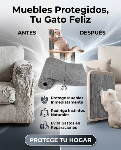 TAPETE ADHESIVO PARA GATOS | Rollos de más de 1 metro de largo