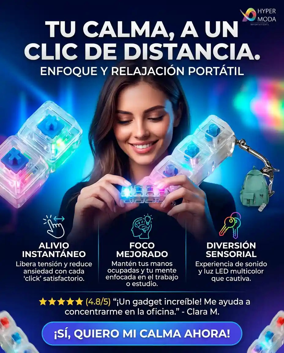 LLAVERO ANTI ESTRES| Reduce la ansiedad al instante