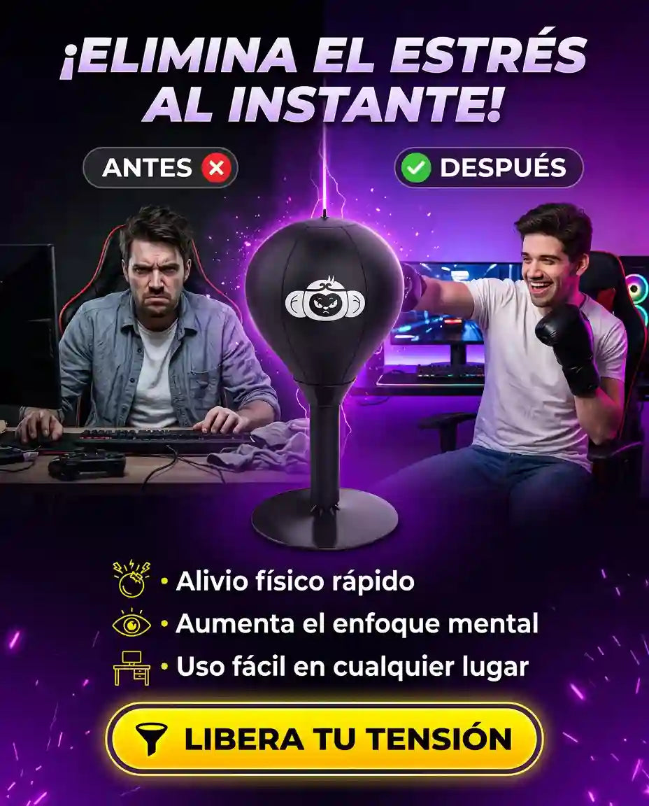 PERA DE BOX| Golpea el estrés y libérate en segundos