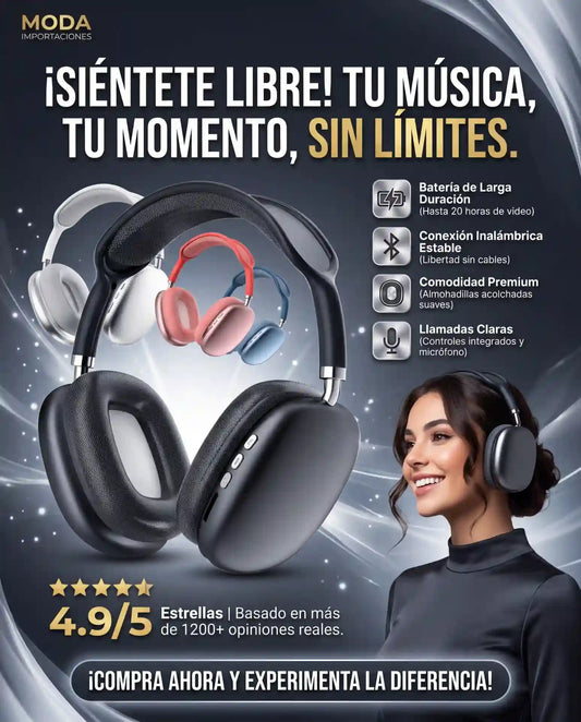 AUDÍFONOS DIADEMA PREMIUM | El mejor sonido al mejor precio🎧✅