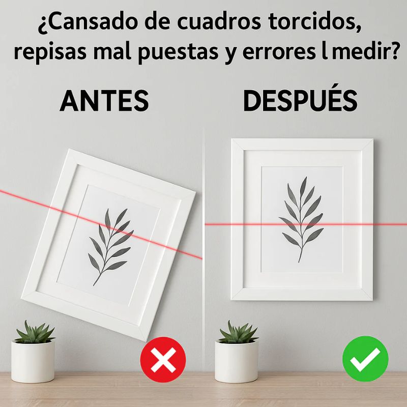 NIVELADOR LÁSER PRO 4 EN 1 | PRECISIÓN Y VERSATILIDAD EN TUS MANOS