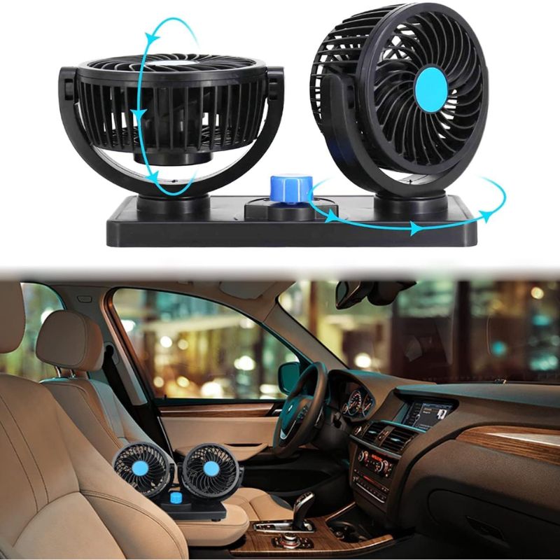 Ventilador Doble para Auto – Frescura Inmediata en Cada Viaje ❄️🚗