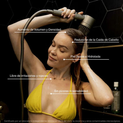 Cabezal de Ducha | Salva Tu Piel, Tu Pelo y Tu Salud del Desastre