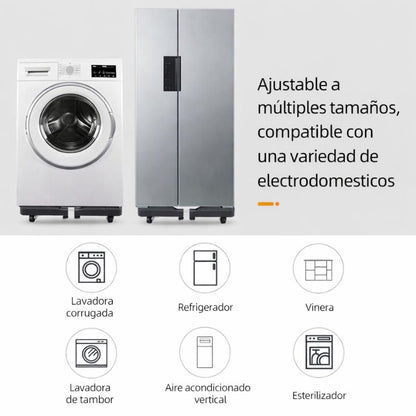 RUEDAS ADAPTABLES PARA ELECTRODOMÉSTICOS | Mueve y limpia debajo sin esfuerzo 👌