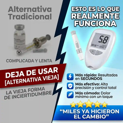 GLUCOMETRO INTELIGENTE| Controla tu glucosa fácil, rápido y desde casa