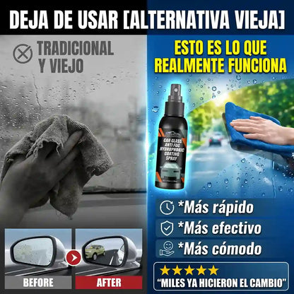 [2x1 OFERTA] SPRAY ANTI EMPAÑO| 1 Sola aplicación dura varios días🚗