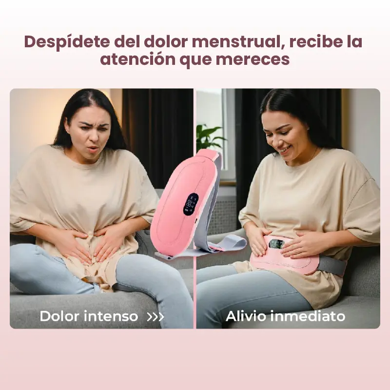 🌡️ Cinturón térmico inteligente | Alivio menstrual inmediato