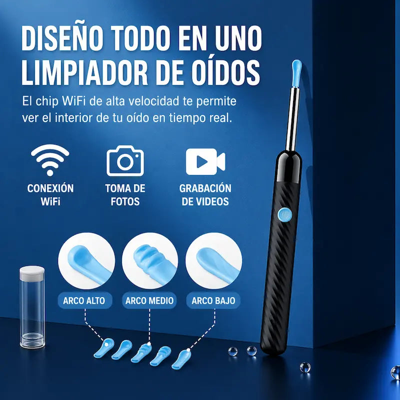 Kit inteligente de limpieza de oídos 👂✨