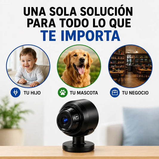 MINI CAMARA DE SEGURIDAD | Tranquilidad en tiempo real