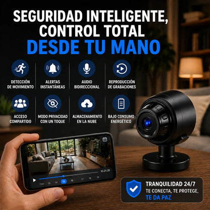 MINI CAMARA DE SEGURIDAD | Tranquilidad en tiempo real