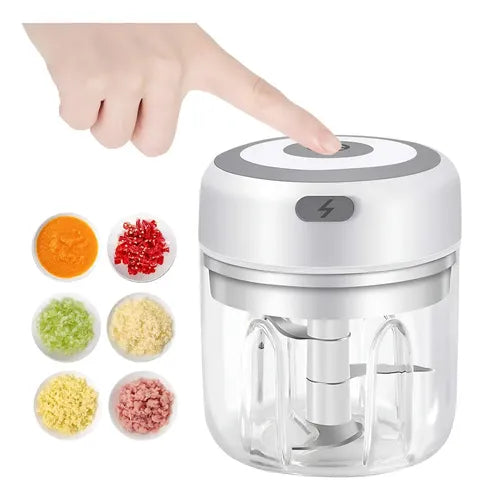 Ahorra tiempo en la cocina ⏱️ Mini picatodo portátil que hace todo por ti