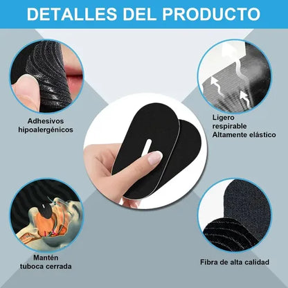 CAJA DE CINTAS ANTIRONQUIDOS | Respirar por la nariz = Sueño reparador (100% COMPROBADO)