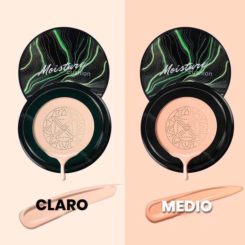 Base Cushion efecto filtro real — Cobertura impecable, piel ligera y luminosa al instante 🌸