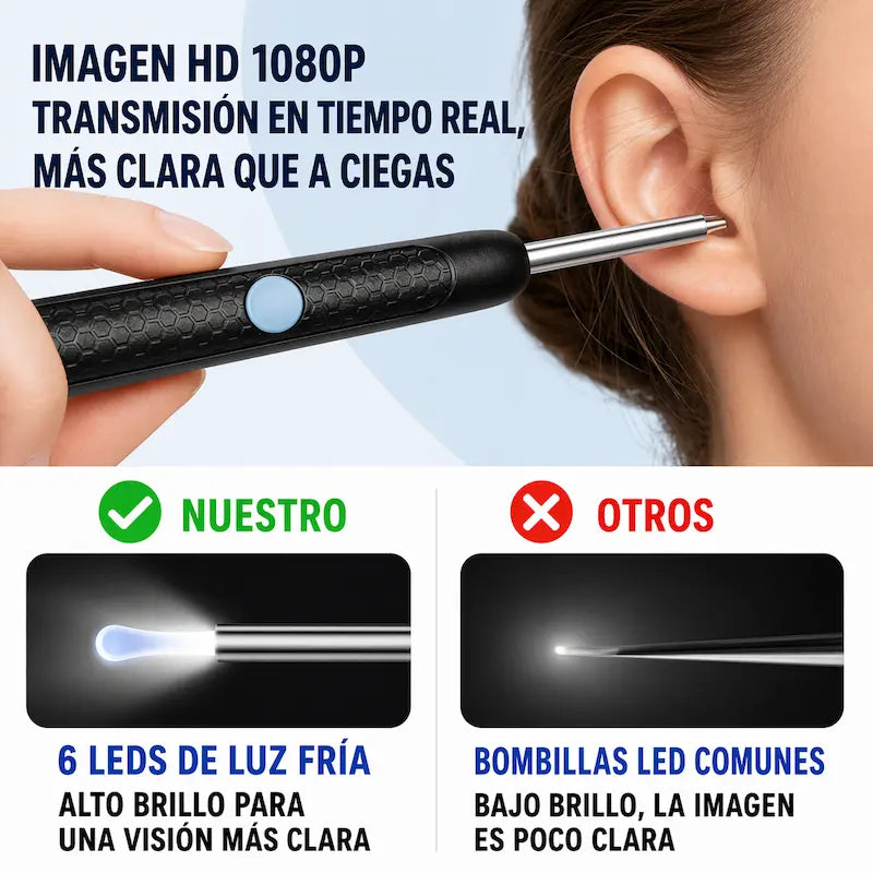 Kit inteligente de limpieza de oídos 👂✨