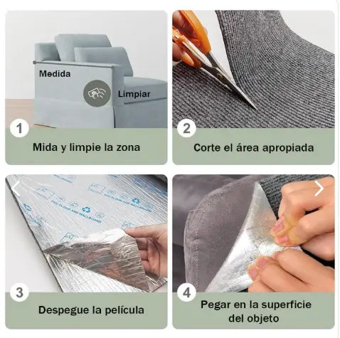 TAPETE ADHESIVO PARA GATOS | Rollos de más de 1 metro de largo