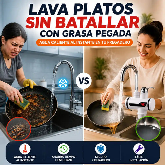 GRIFO CALENTADOR INSTANTANEO | Saca la grasa en segundos sin tallar