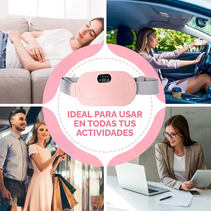 🌡️ Cinturón térmico inteligente | Alivio menstrual inmediato