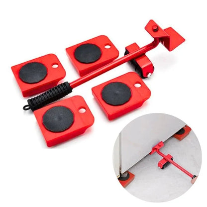 Deslizador de Muebles - EasyMove® (4 Bases con Ruedas + Levantador)