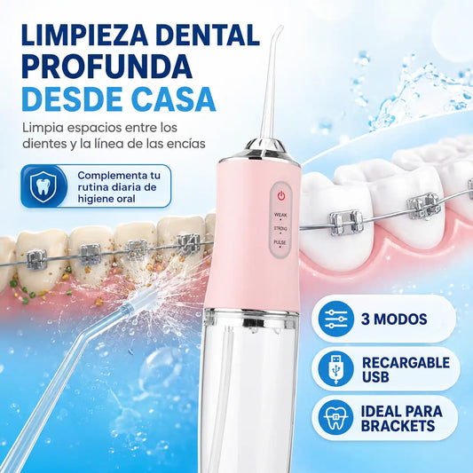 IRRIGADOR BUCAL PROFESIONAL | Recargable y fácil de usar