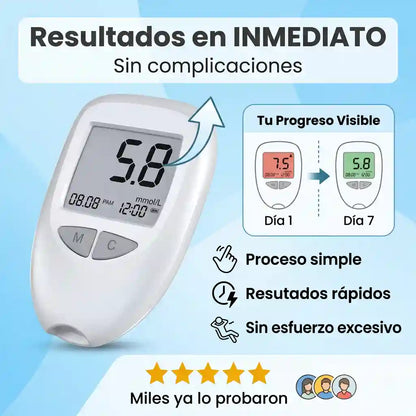 GLUCOMETRO INTELIGENTE| Controla tu glucosa fácil, rápido y desde casa