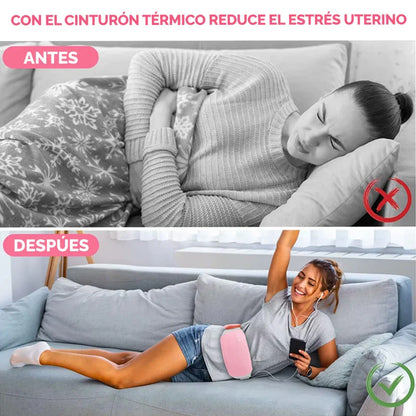🌡️ Cinturón térmico inteligente | Alivio menstrual inmediato