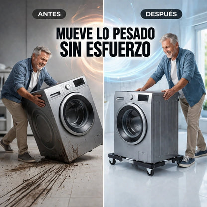 RUEDAS ADAPTABLES PARA ELECTRODOMÉSTICOS | Mueve y limpia debajo sin esfuerzo 👌