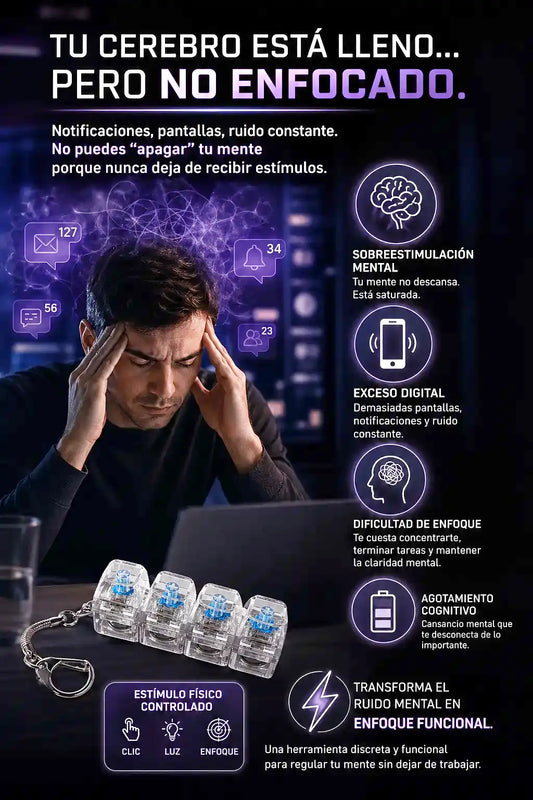 LLAVERO ANTIESTRÉS | Adiós a la saturación mental y la sobreestimulación
