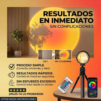 Lampara Puesta de Sol