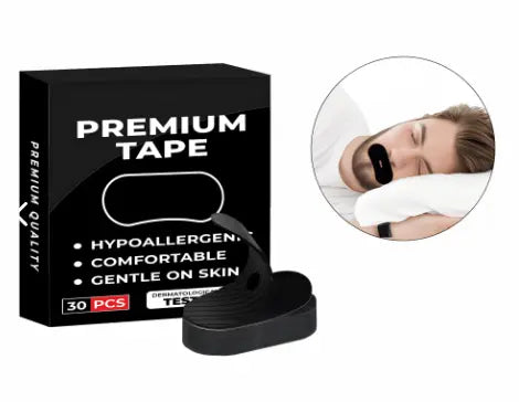 CAJA DE CINTAS ANTIRONQUIDOS | Respirar por la nariz = Sueño reparador (100% COMPROBADO)