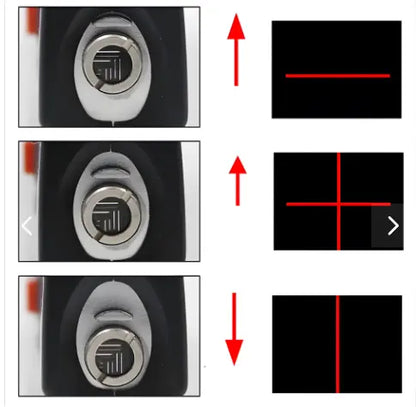 NIVEL LASER MULTIUSOS | Nivel de 3 burbujas + Láser de línea cruzada + Cinta métrica 2.5m + Regla de acero